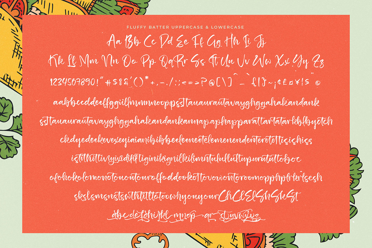 Fluffy Batter Modern Handbrush Font, a Script Font by stylishtype.co (Photo 15 of 15)