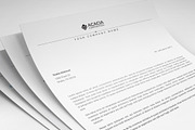 Simple Letterhead, a Stationery Template by DesignGhar (Thumbnail 3 of 5)
