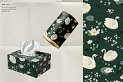 Swan Lake Seamless Pattern, a Pattern Graphic by PaperJamLab (Thumbnail 4 of 7)