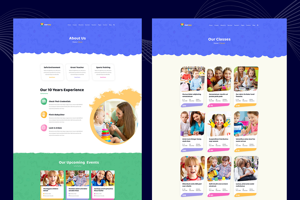 Nursey - Day Care HTML Template, a HTML Template by THESOFTKING (Photo 2 of 3)