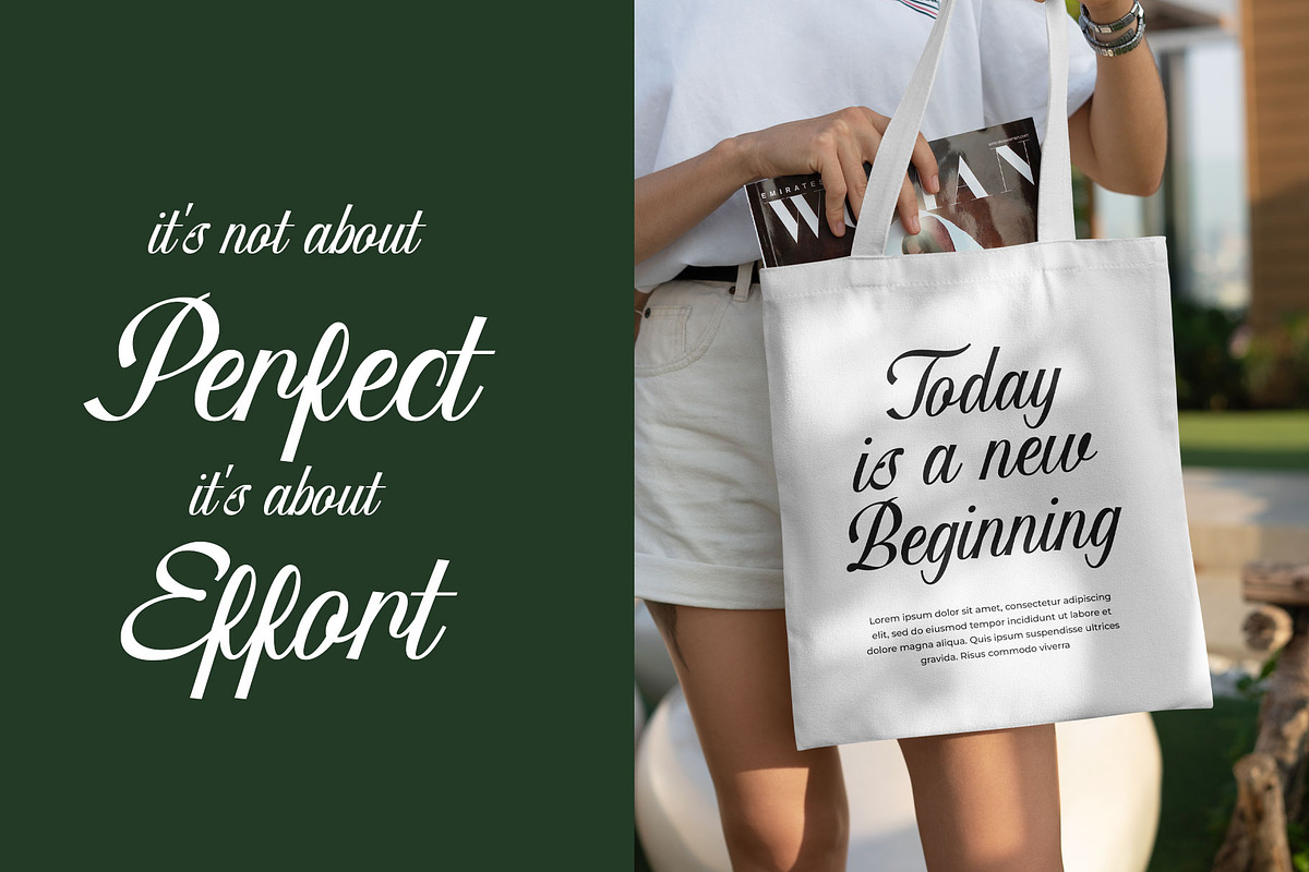 Fisterya Elegant Handwritten Font, a Handwritten Font by RantautypeStudio (Photo 12 of 16)