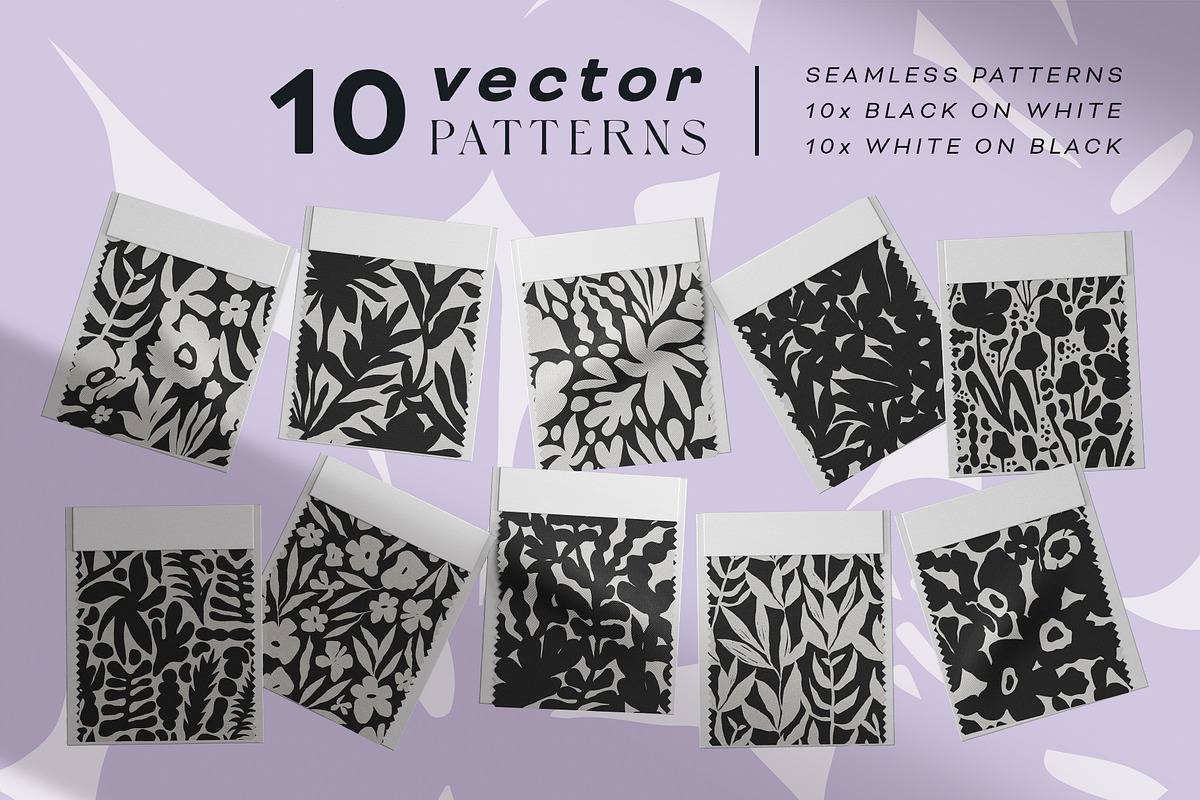 Abstract Botanical Vector Collection, a Decorative Illustration by rouxsupplyco (Photo 4 of 13)