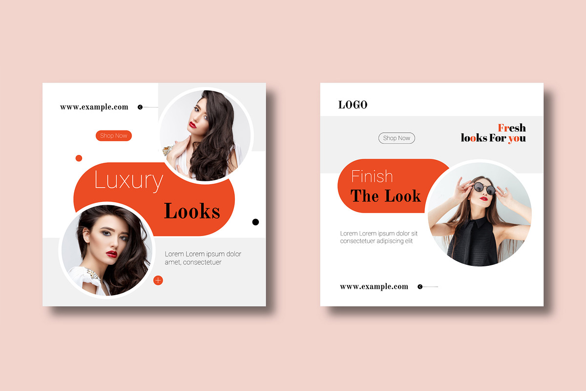 Fashion Social Media Template Set, a Social Media Template by MightyDesign (Photo 5 of 8)