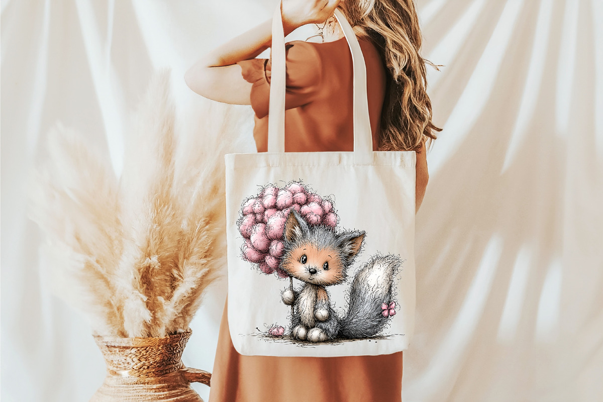 Whimsical Fuzzy Cotton Candy Animals, a Seasonal Illustration by designcity5 (Photo 5 of 5)