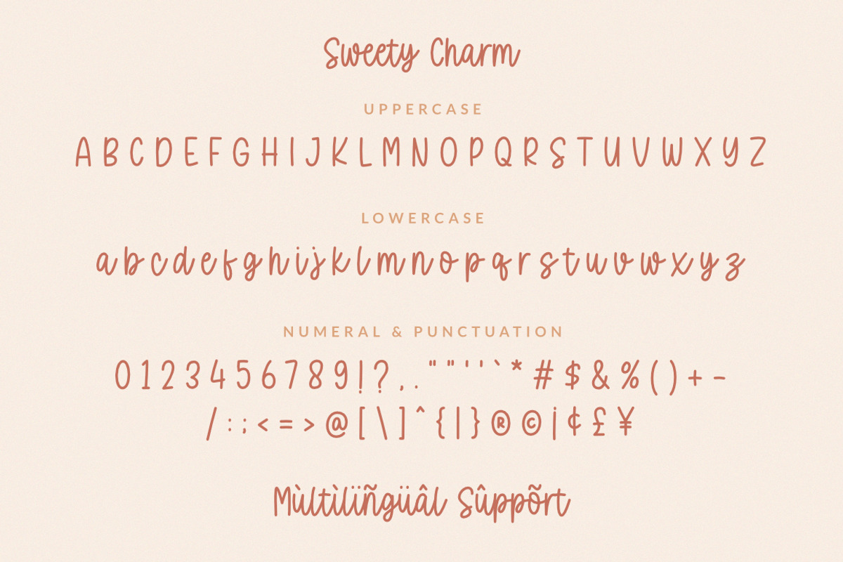Sweet Charm - Cute Handwritten Font, a Script Font by Suby Studio (Photo 6 of 6)