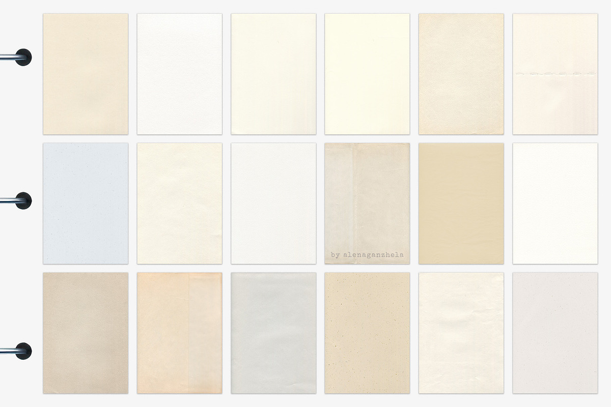 Muted Papers - real scanned textures, a Texture Graphic by alenaganzhela (Photo 3 of 10)
