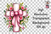 Pink Cross PNG Bundle, a Graphic by Clipart Studio (Thumbnail 10 of 11)