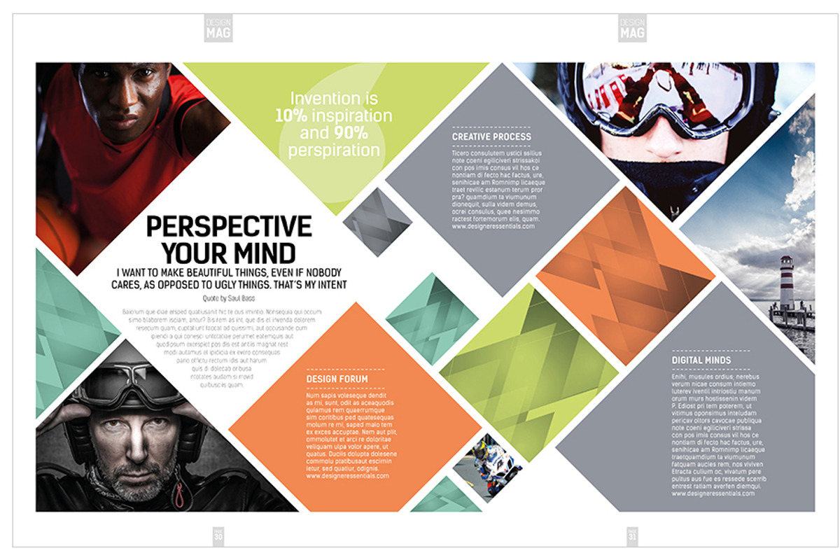 Magazine Template InDesign 08, a Magazine Template by Love Graphic Design (Photo 24 of 29)