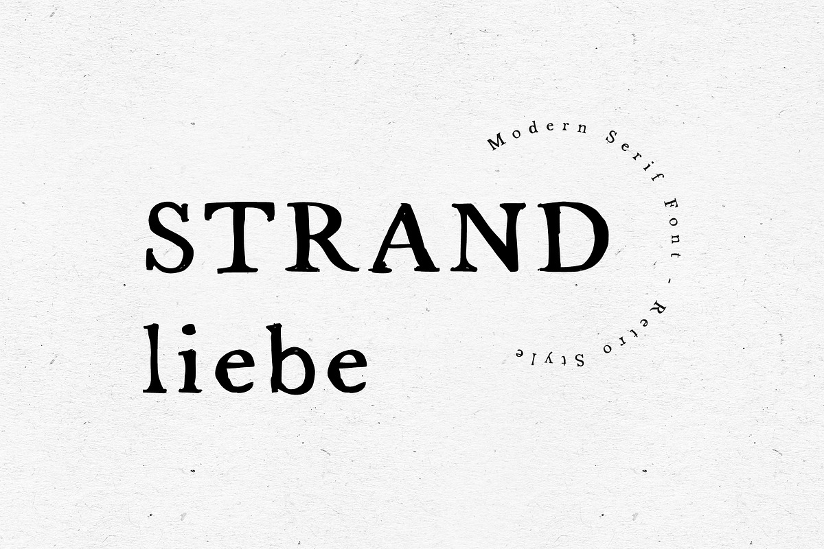 FONT / STRANDLIEBE