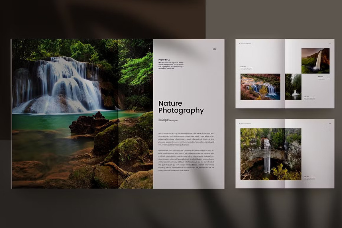 Photography Portfolio Template, a Brochure Template by adekfotografia (Photo 9 of 10)
