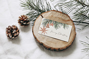 Christmas Pine Branches & Wood Decor, a Decorative Illustration by Jeanna Draw (Thumbnail 15 of 15)