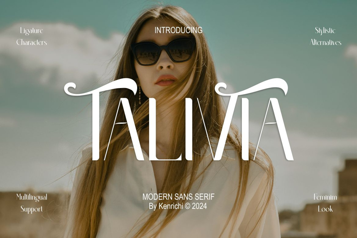Talivia, a Serif Font by Kenrichi (Photo 1 of 9)