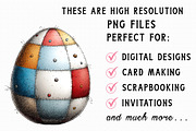 Happy Easter Egg Clipart, an Illustration by Libby Wishes (Thumbnail 3 of 6)