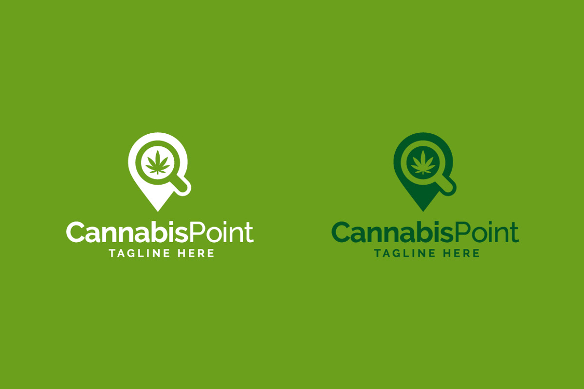 Cannabis Point Logo, a Branding & Logo Template by emotions76 (Photo 2 of 3)