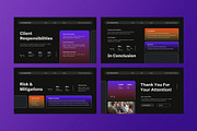 Black Gradient Project Proposal PPT, a Presentation Template by Aiyari Graphic (Thumbnail 5 of 5)