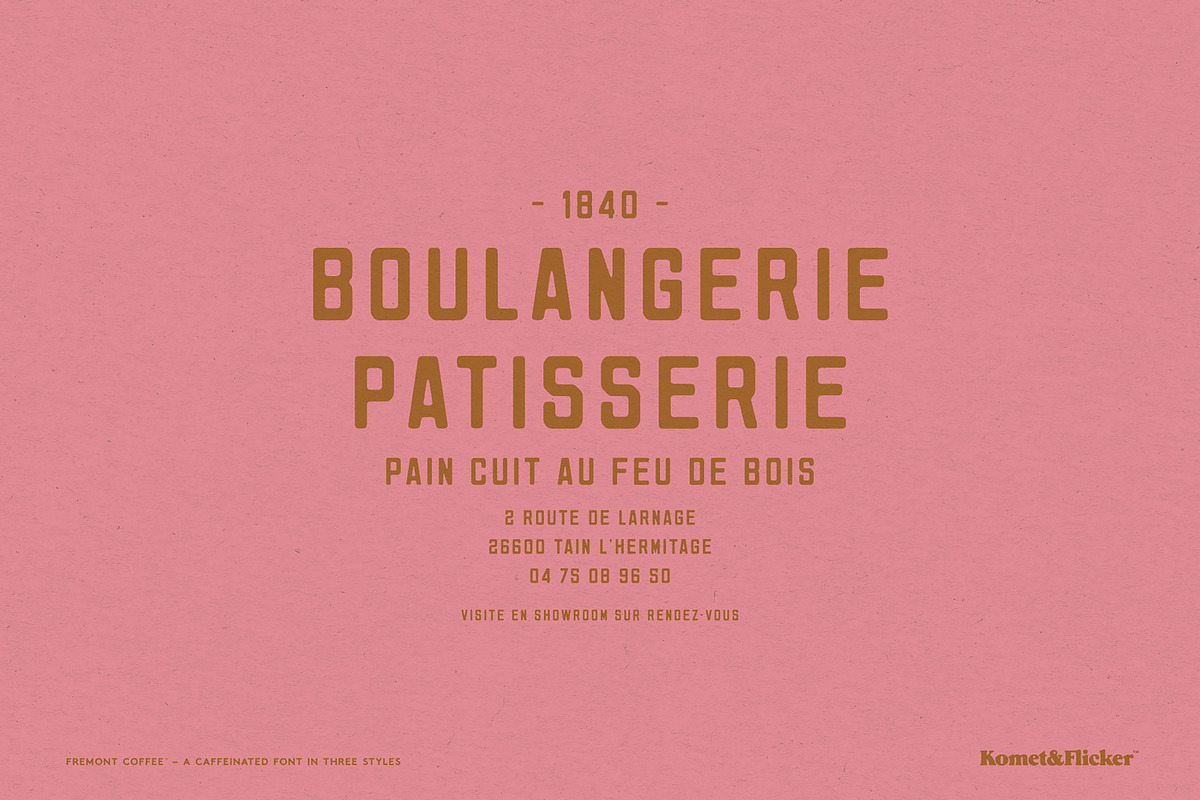 Fremont Coffee - A Caffeinated Font, a Sans Serif Font by Komet & Flicker (Photo 12 of 14)