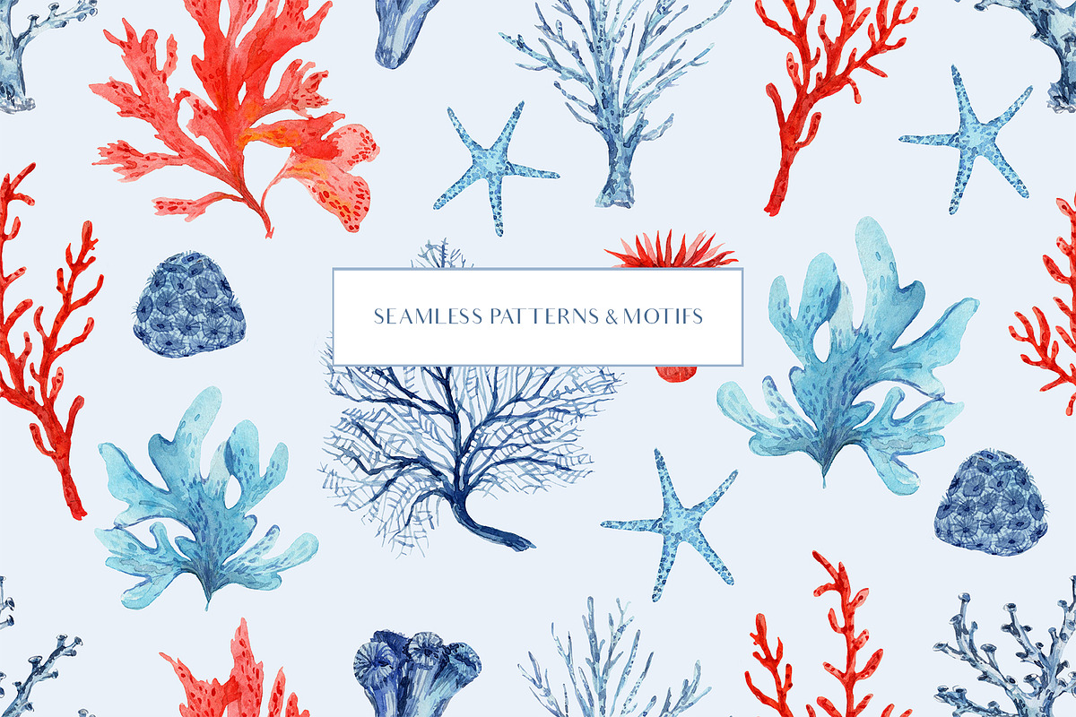 CORALS, a Pattern Graphic by HannaStudio (Photo 3 of 7)