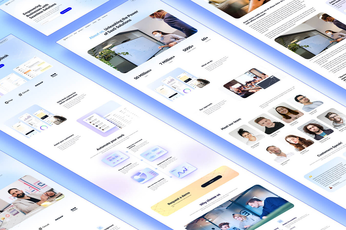 IsoCloud - SaaS Startup Template, an UI Kit Template by EGO Creative Innovations (Photo 5 of 6)