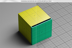 Square Box / Package Mock-Up 3