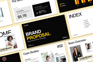 Brand Proposal Presentation Template, a Presentation Template by Oriofix
