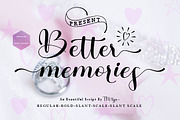 Better Memories, a Script Font by TM Type (Thumbnail 1 of 12)