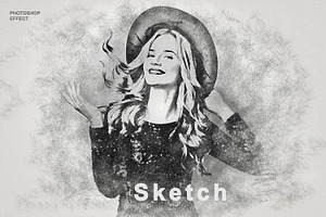 Realistic Pencil Sketch Effect