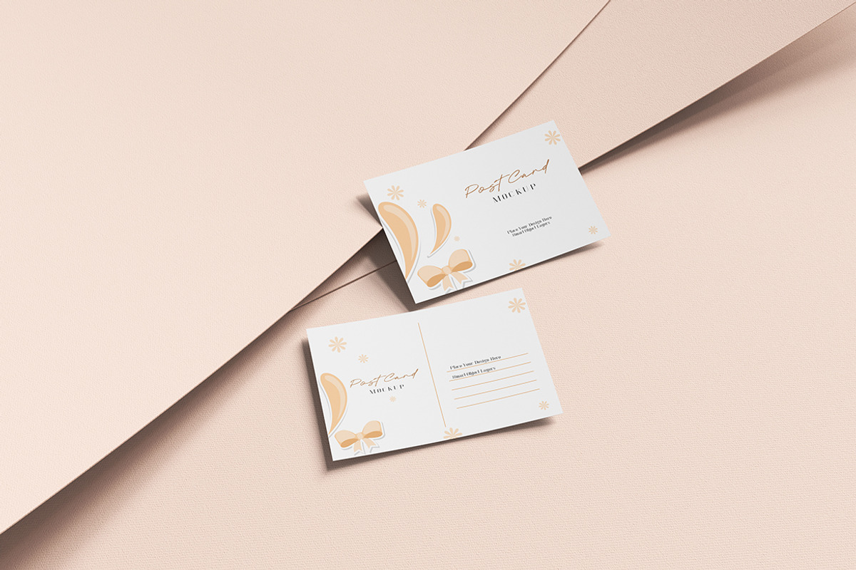 Postcard Mockup, a Product Mockup by Indah (Photo 2 of 6)