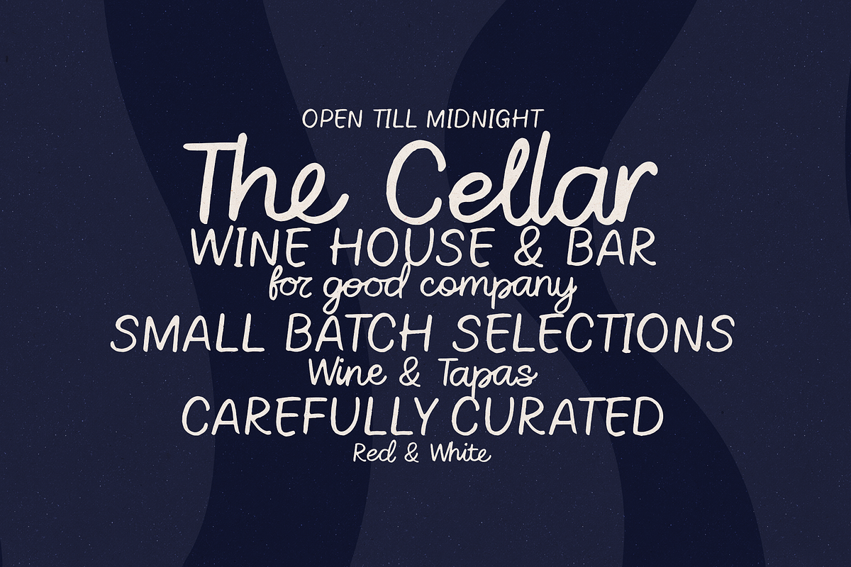 Newstalgia - Handwritten Font Script, a Handwritten Font by VP Fonts (Photo 9 of 21)