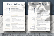 Sales Resume and Cover Letter, CV, a Resume Template by HIRED Design Studio (Thumbnail 2 of 12)