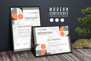 585. Modern Certificate Template
