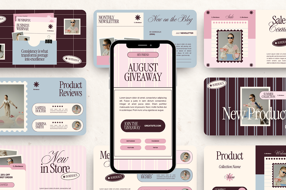 Email Marketing Newsletter Template, an Email Template by Branding Babe Co. (Photo 8 of 10)