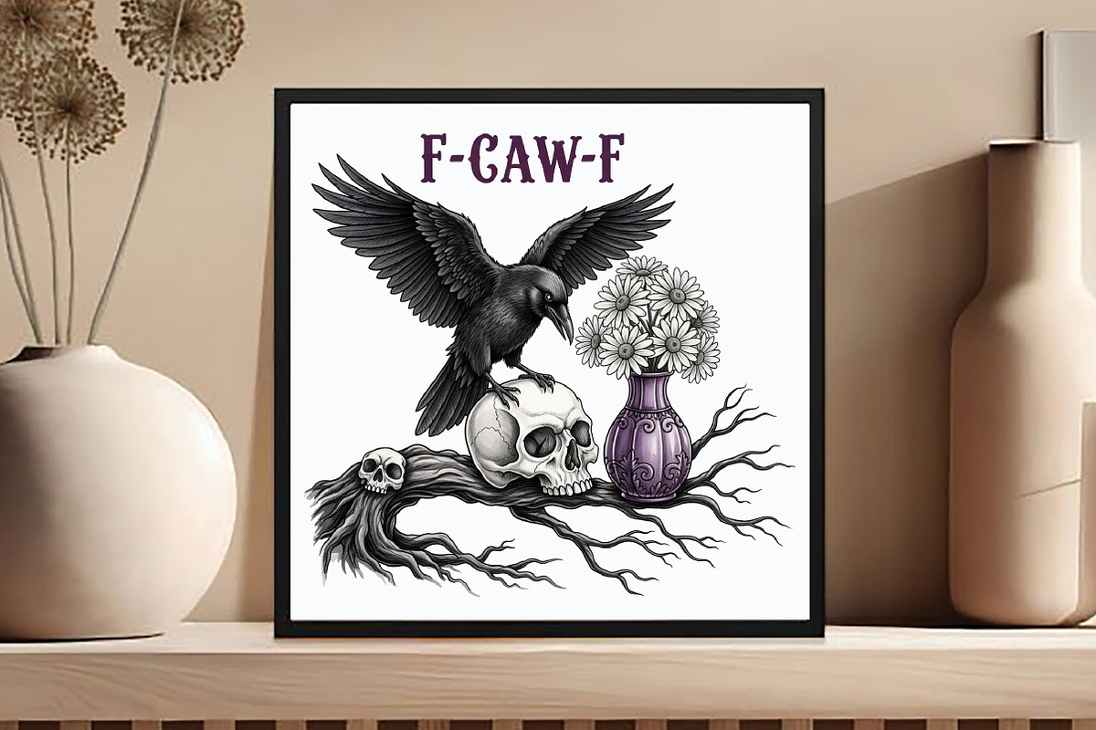 F-CAW-F Funny Halloween, an Illustration by DreamCafeArt (Photo 6 of 7)