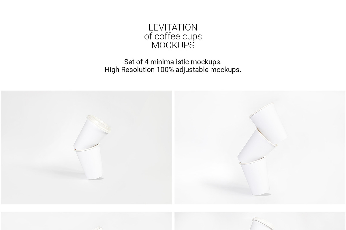 36 Minimalist Mockup Bundle, a Cups & Container Mockup by bazarova (Photo 8 of 11)