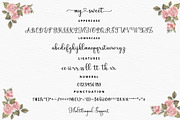 My Sweet, a Script Font by Cut Story (Thumbnail 9 of 12)