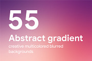 55 Blurred gradient backgrounds, a Texture Graphic by karetniy (Thumbnail 1 of 10)