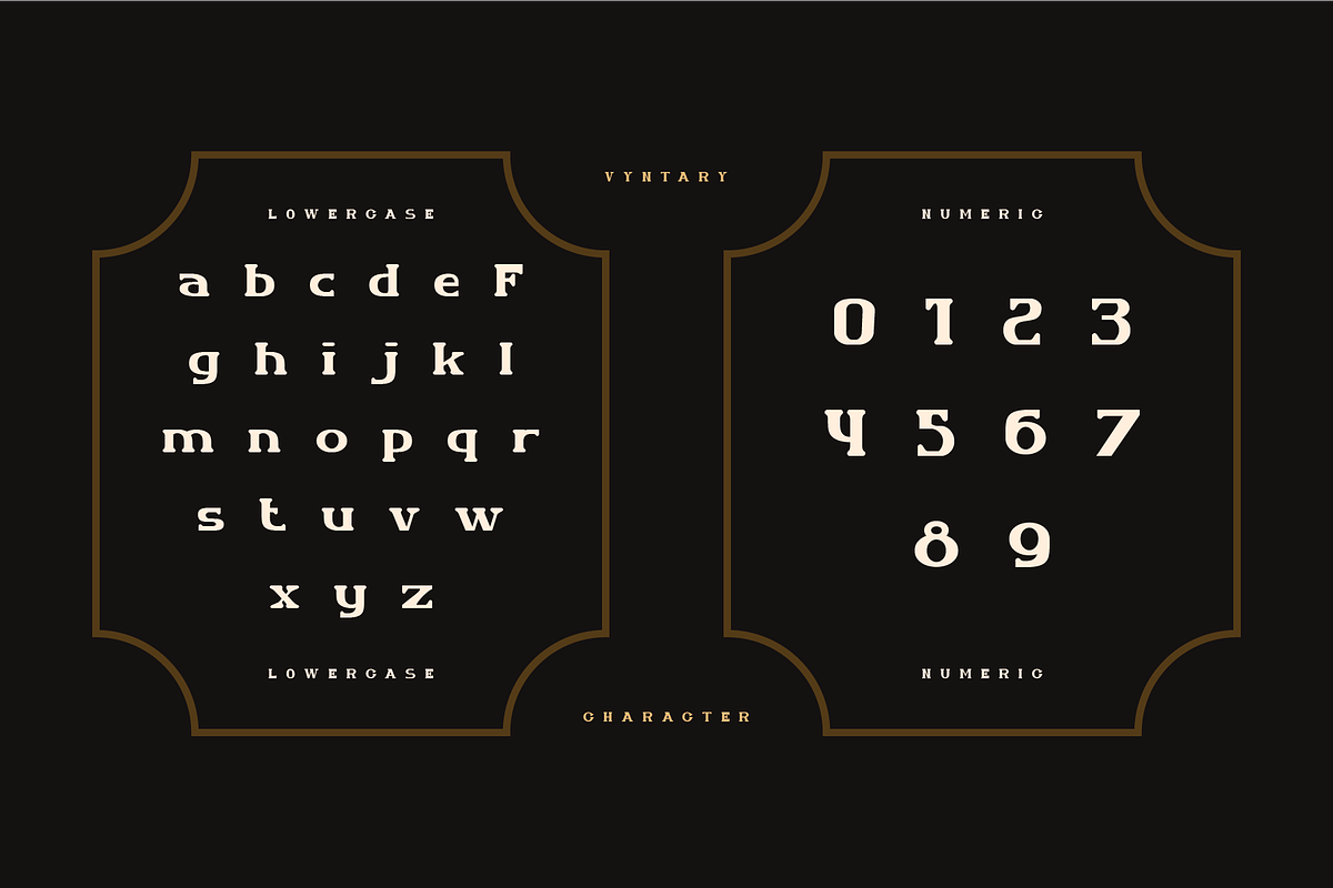 Vyntary - Vintage Slab Font, a Font by Hanstype.com (Photo 4 of 10)
