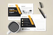 Corporate Postcard, a Stationery Template by Pixelpick (Thumbnail 2 of 3)