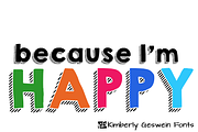 KG HAPPY, a Font by Kimberly Geswein Fonts (Thumbnail 2 of 3)