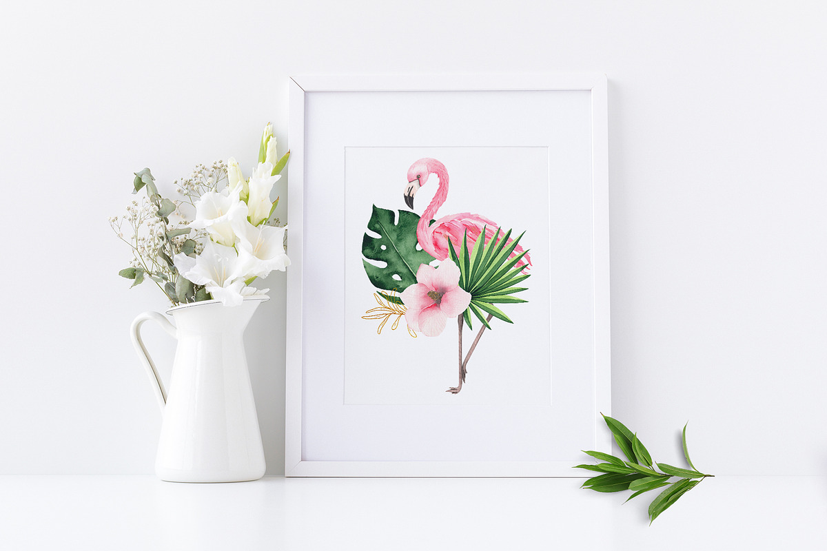 Watercolor tropical collection, an Object Graphic by Ana-Sakuta (Photo 3 of 16)