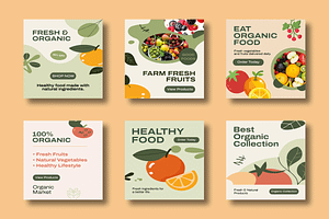 Food Social Media Template, a Social Media Template by MightyDesign