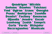 Ragikon - Playful & Chunky Font, a Sans Serif Font by Enxyclo Studio (Thumbnail 13 of 17)