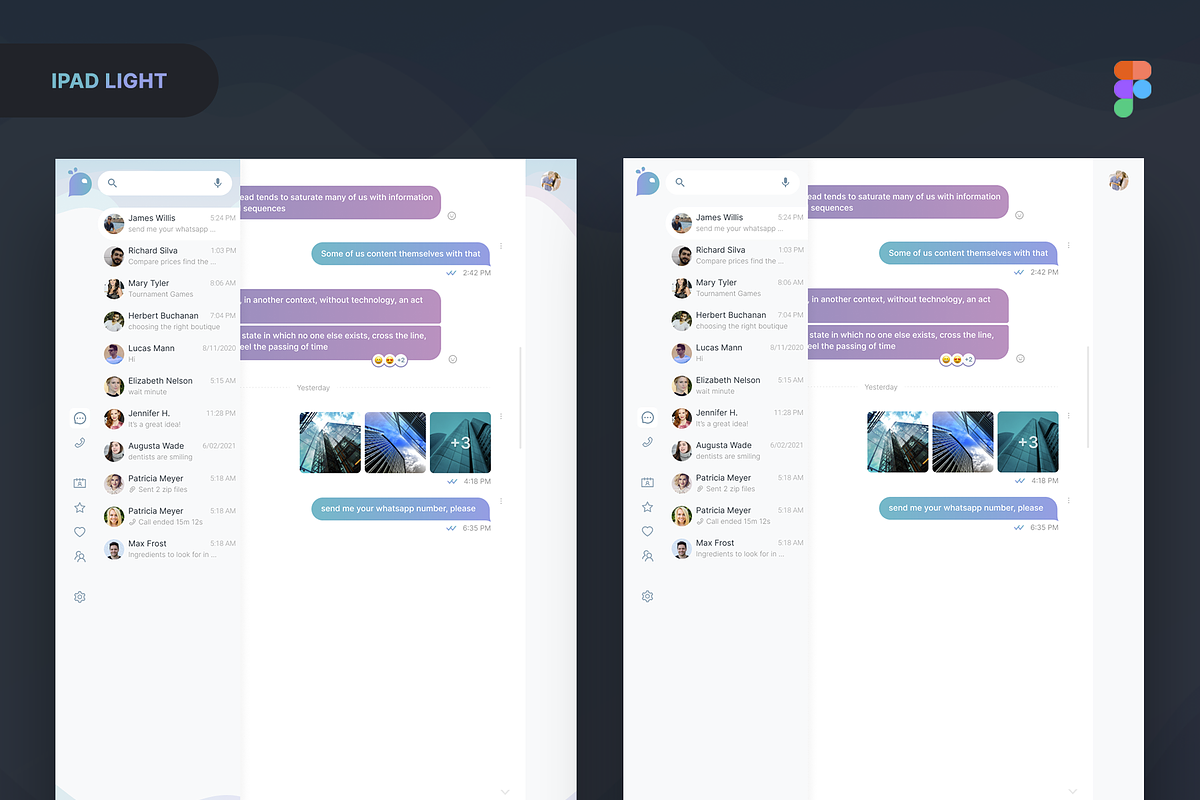 Uny Chat v1.0 - Figma Template, an App Template by emagweb (Photo 31 of 39)