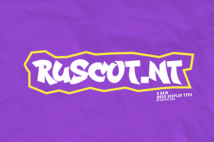 Ruscot - Bold Display Font