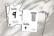Minimalist Table Number Cards, a Card Template by RefocusMyJourney (Thumbnail 8 of 10)