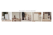 WHITE CANVAS. MOCKUP BUNDLE., a Poster Template by OntheMoon (Thumbnail 4 of 10)
