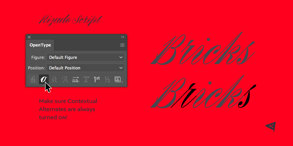 Rizado, a Script Font by Kostic Type Foundry (Photo 5 of 10)