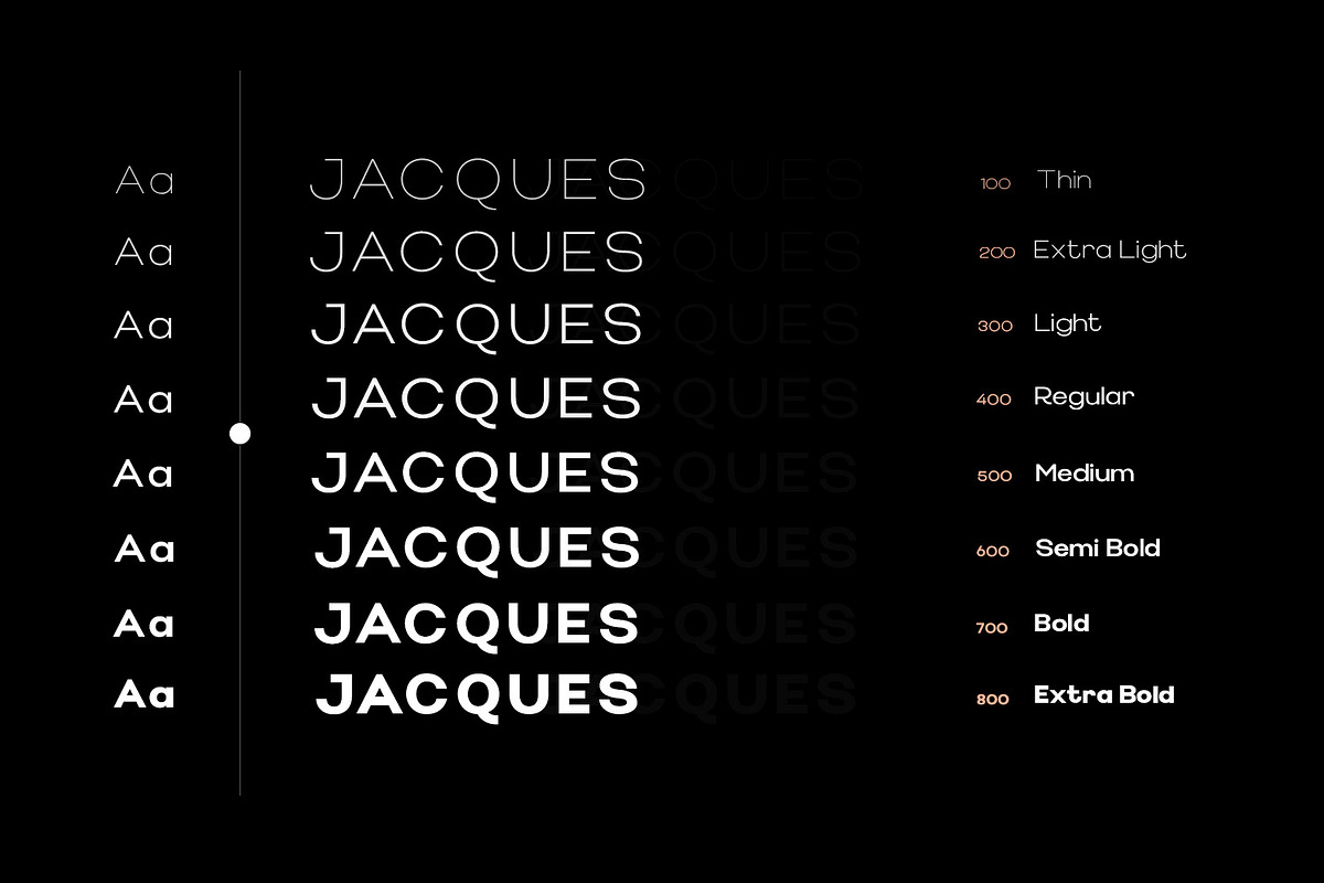 Jacques Pro Display Typeface, a Sans Serif Font by Foxtype (Photo 6 of 9)