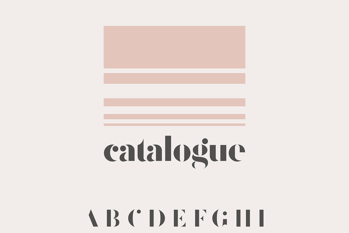 Catalogue - A Minimal Typeface, a Serif Font by Josh O. (Photo 6 of 7)