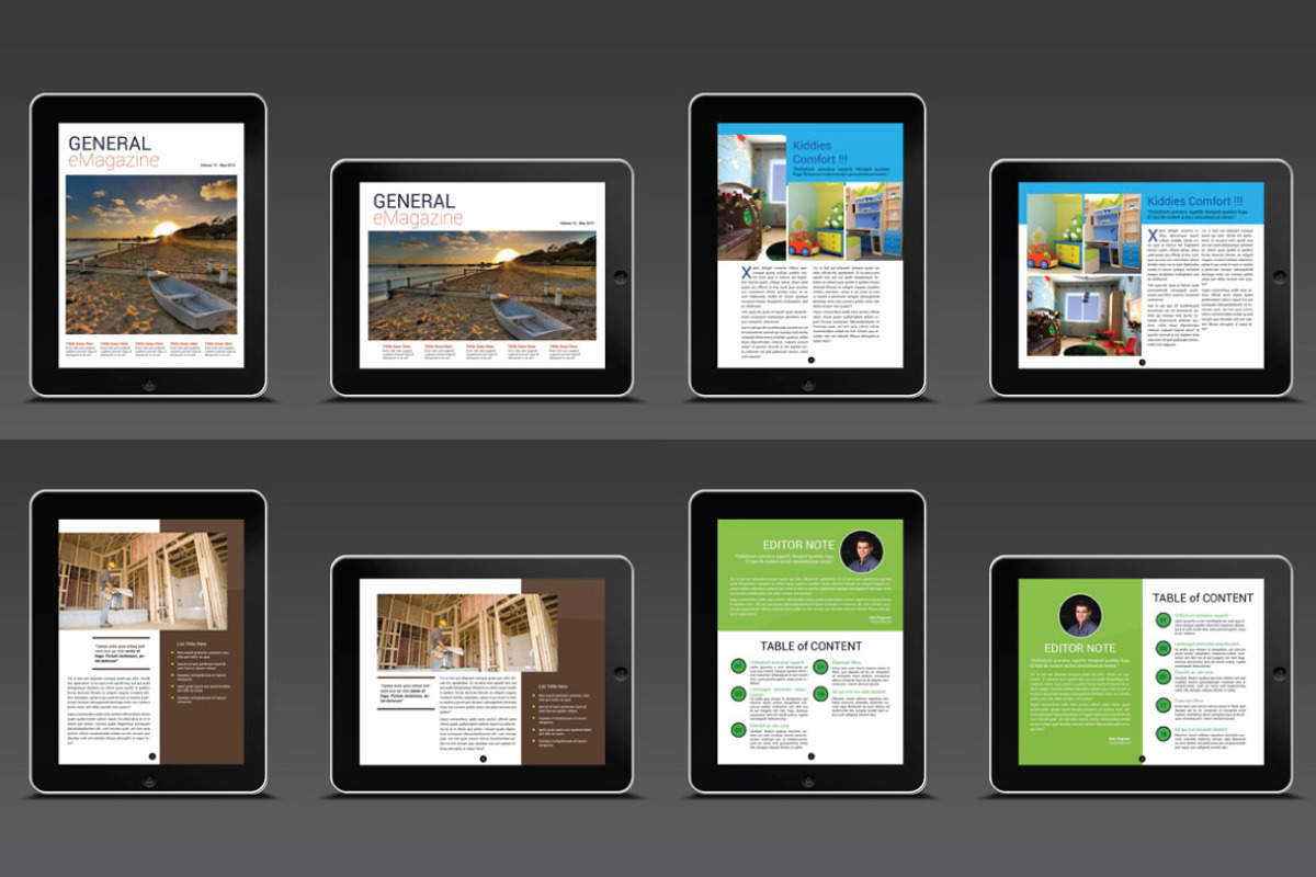 Multipurpose Digital Magazine, a Magazine Template by voryu (Photo 3 of 10)