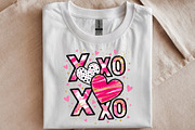 XOXO Valentine Day Heart PNG, an Illustration by SinaCreation (Thumbnail 10 of 11)